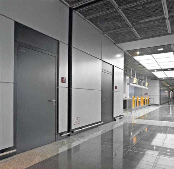Commercial steel doors  and STS / STU stainless steel